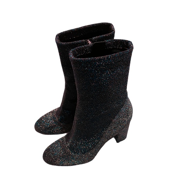 Sam Edelman sock ankle heeled booties size 6 - Picture 5 of 8